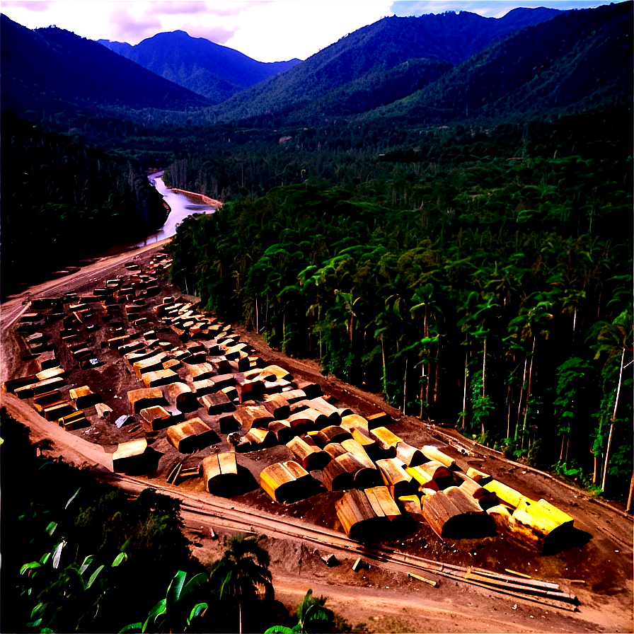 Logging Industry And Deforestation Png 06212024 PNG