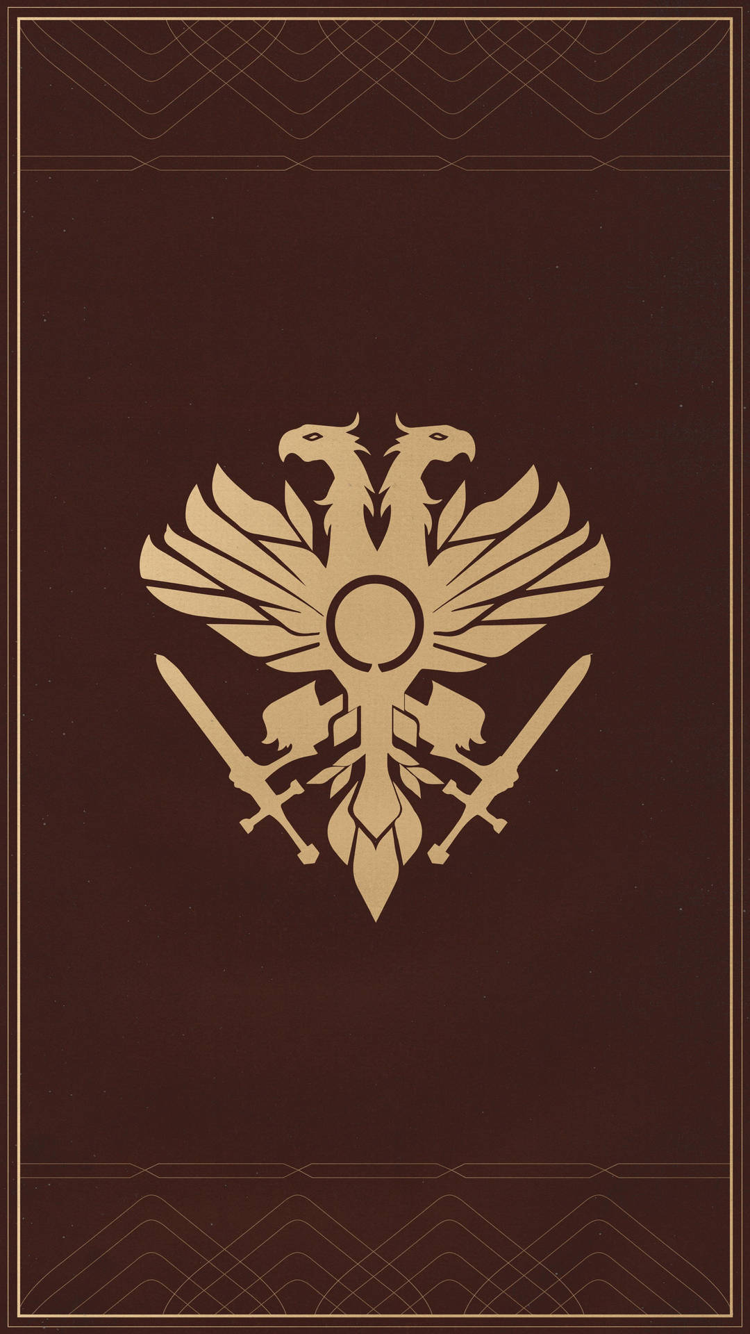 Logo Del Crogiolo Per Iphone Di Destiny 2 Sfondo