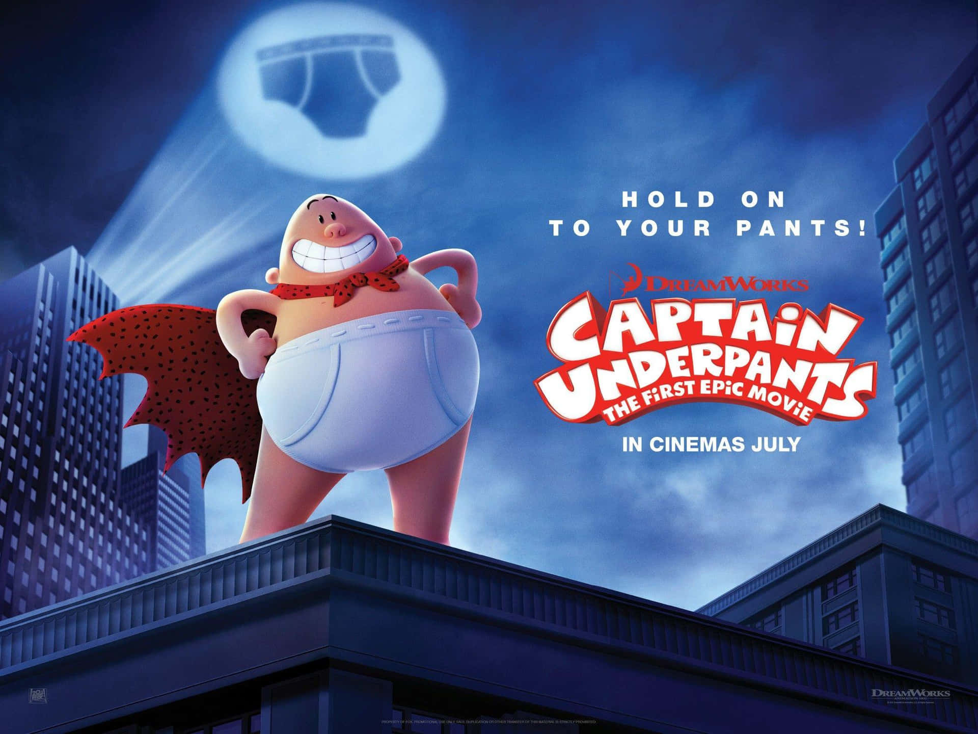 Logo Of Captain Underpants: The First Epic Movie Wallpaper
