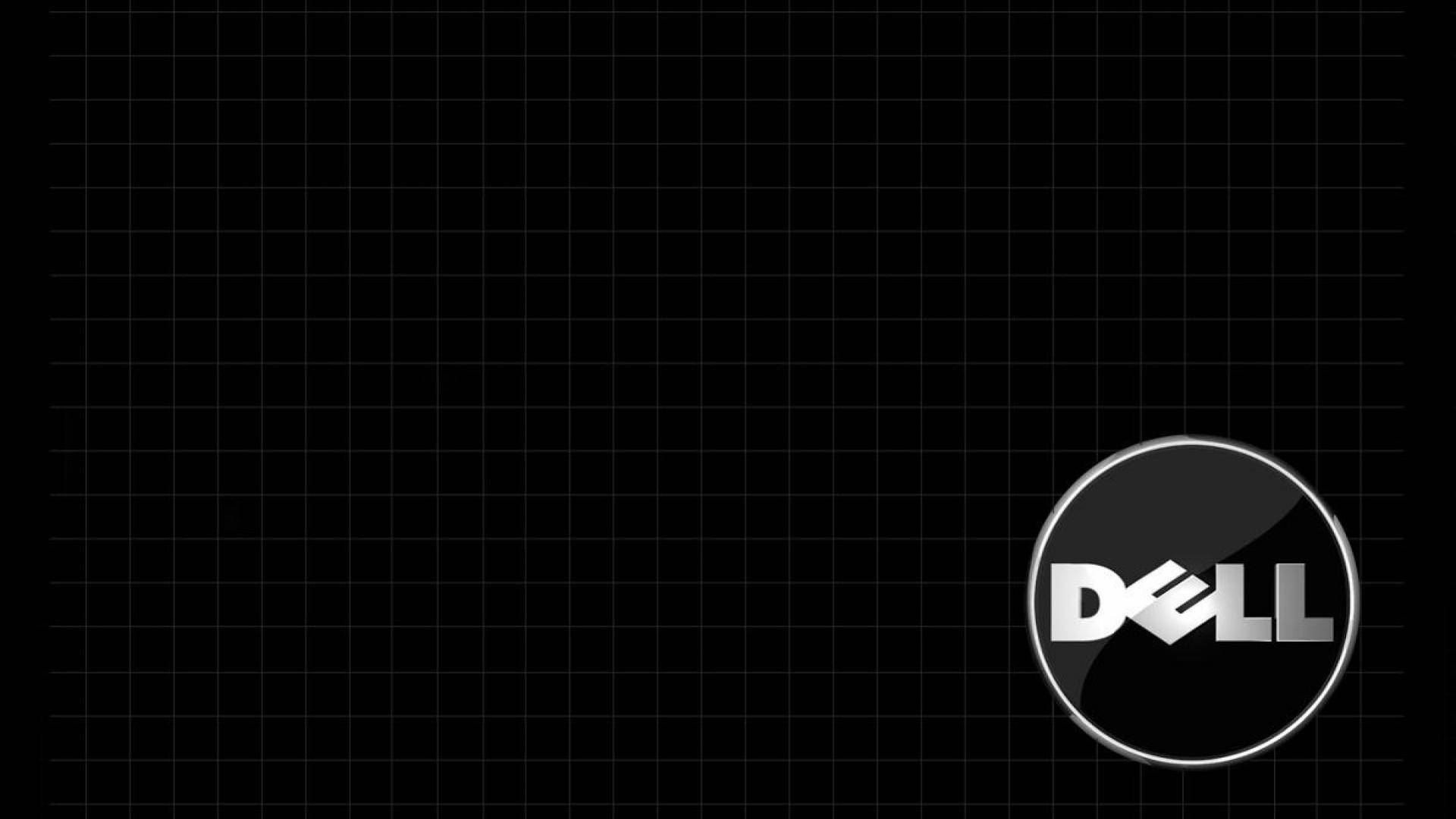 Logo Of Dell Hd In Black Wallpaper