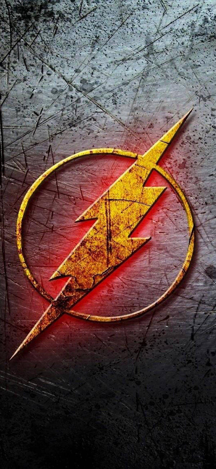 Logo Of The Flash iPhone Wallpaper