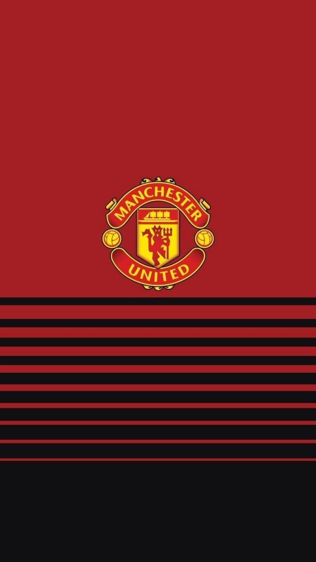 Logo On Top Manchester United Mobile