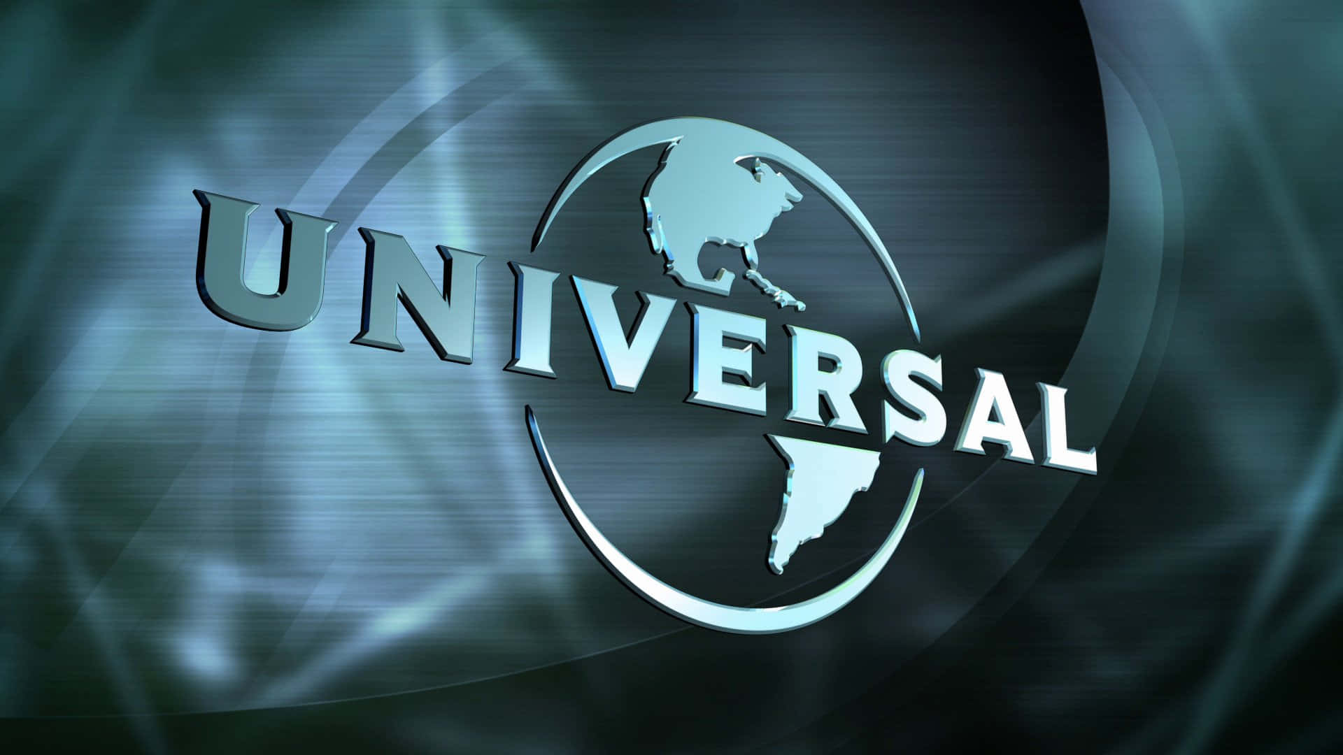 Universal Logo On A Blue Background