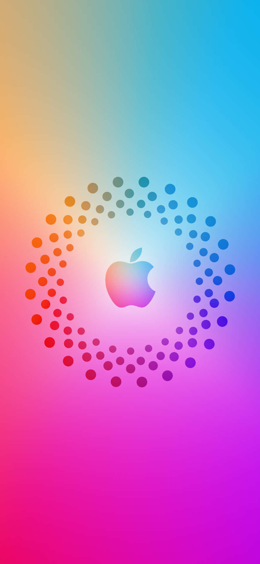 Logocon Puntini Amazing Apple Hd Iphone. Sfondo