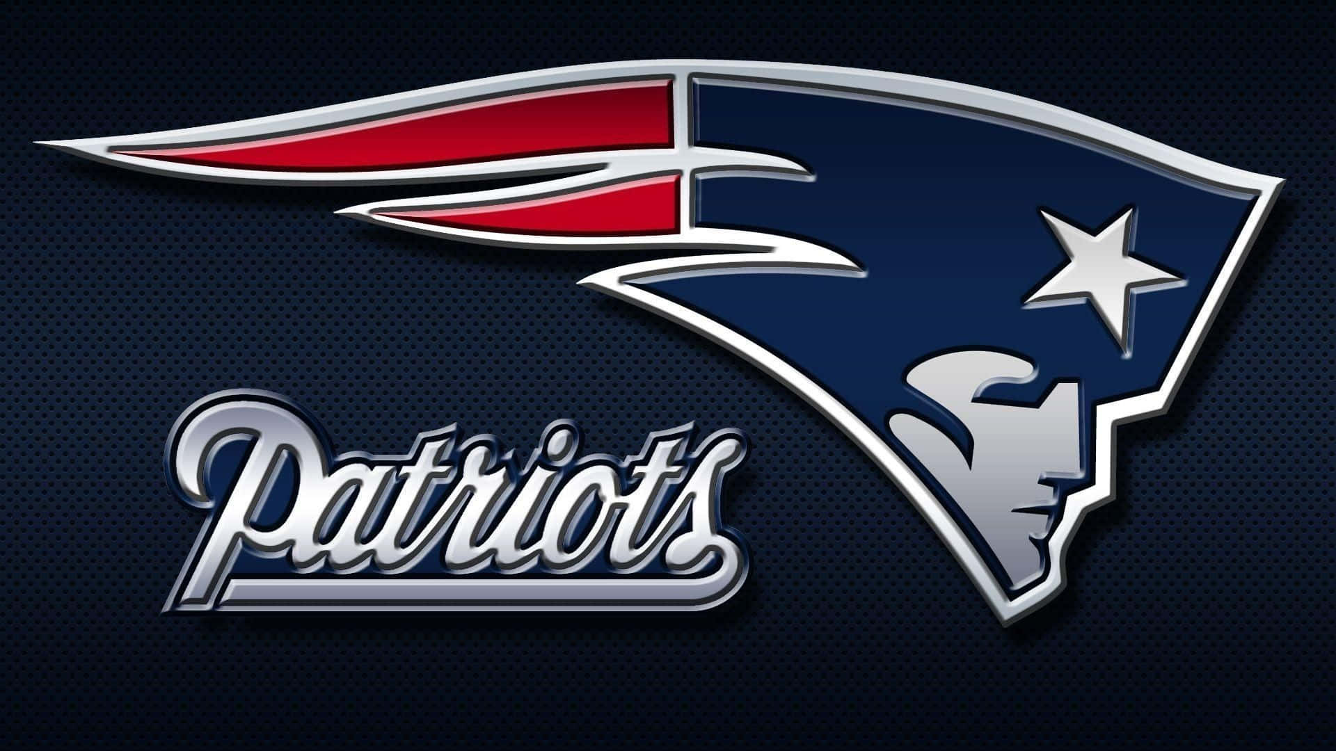 Logode Los Patriots En El Campo De Un Estadio.