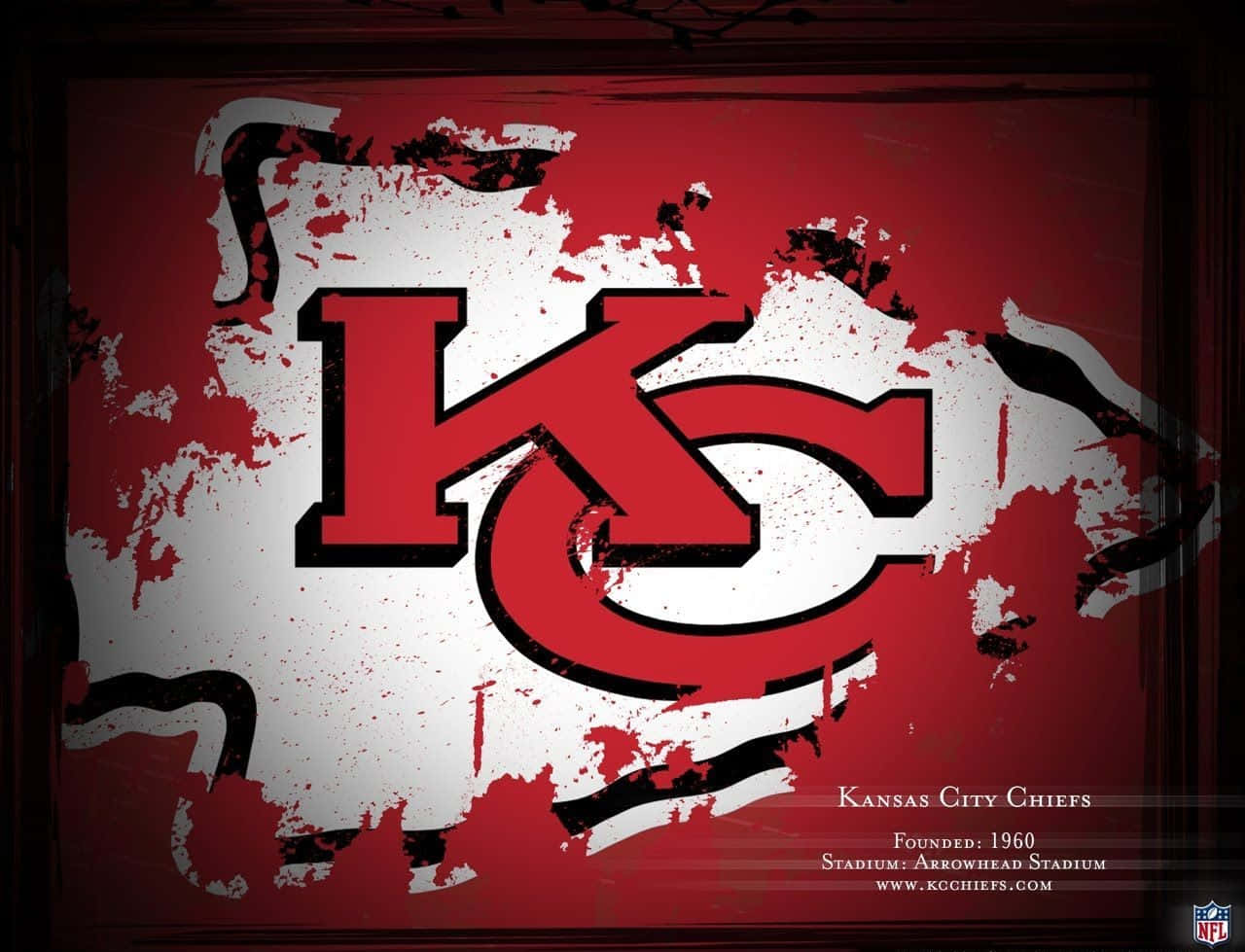 Logodella Squadra Dei Kansas City Chiefs Sopra Lo Stadio Arrowhead