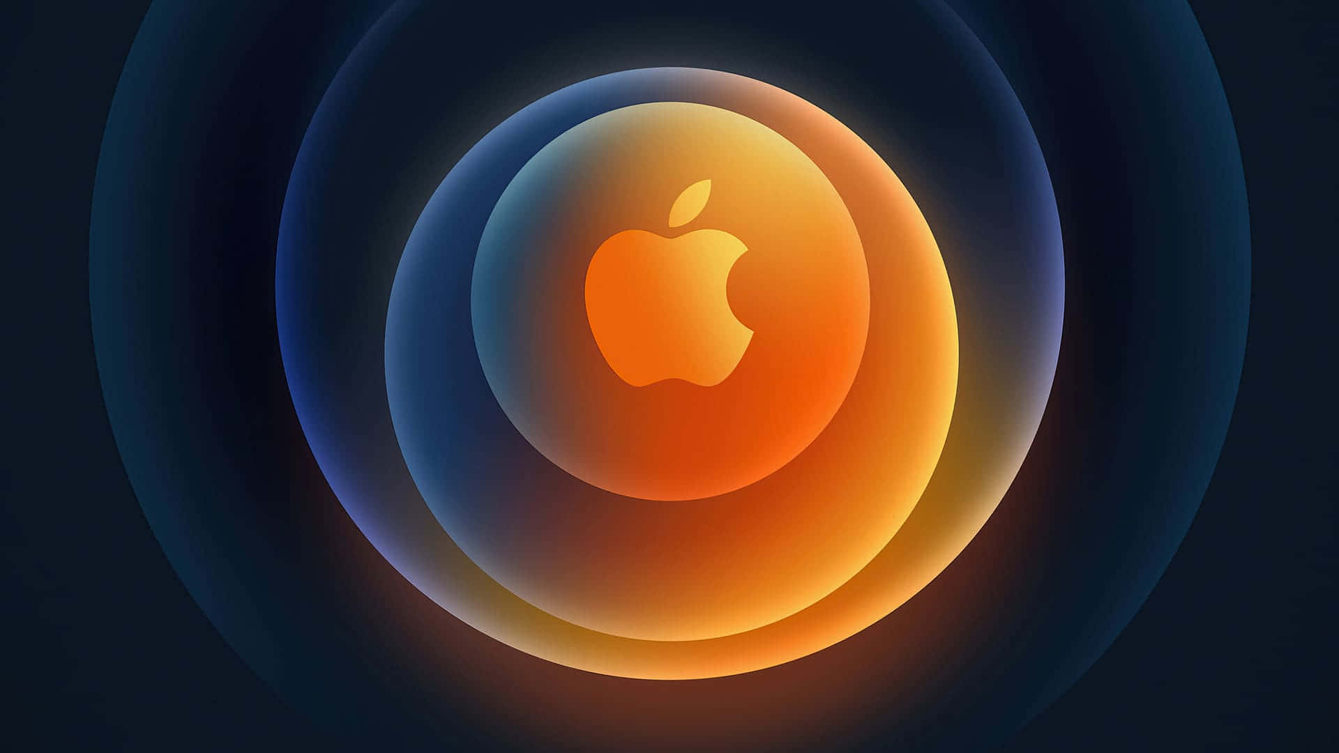 Logodi Apple Su Sfondo Astratto