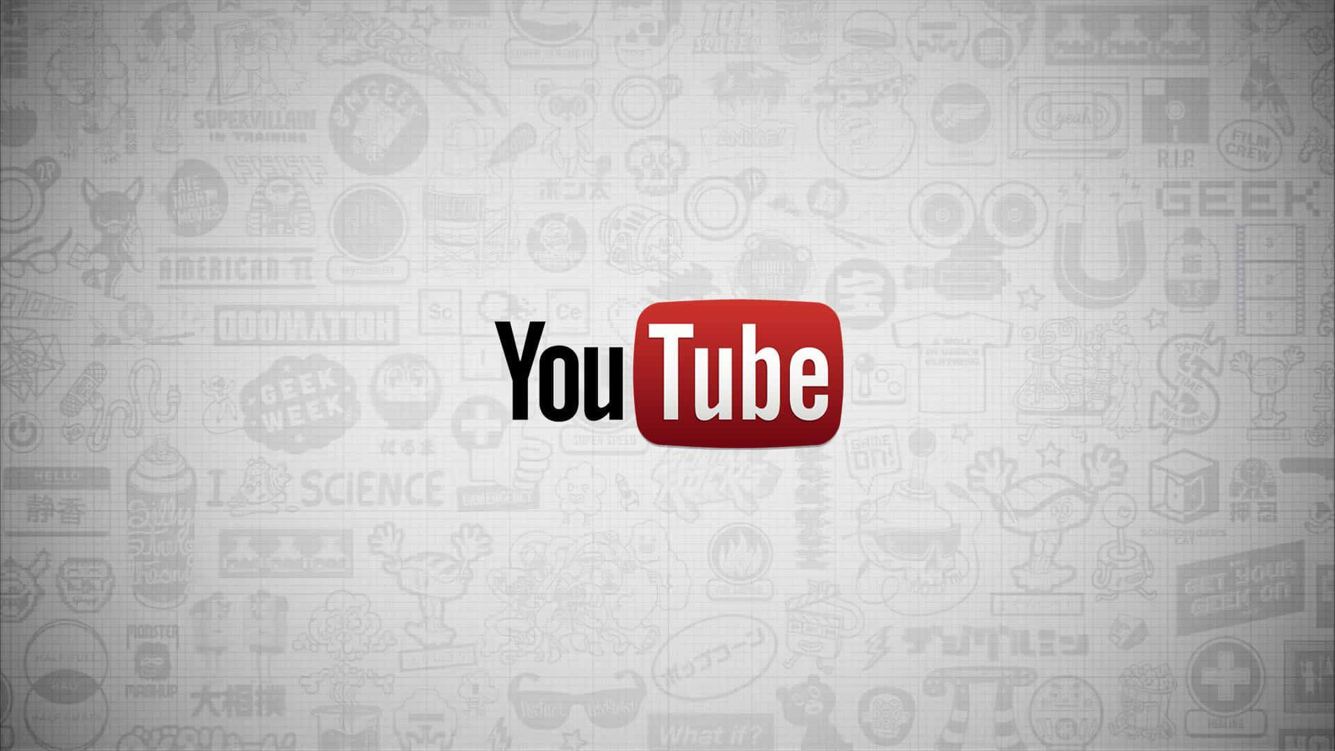 Logodi Youtube Vivace Su Sfondo Scuro