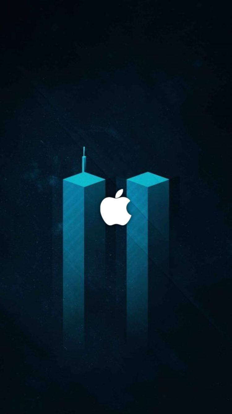 Logotipo Da Apple Iphone Live Papel de Parede