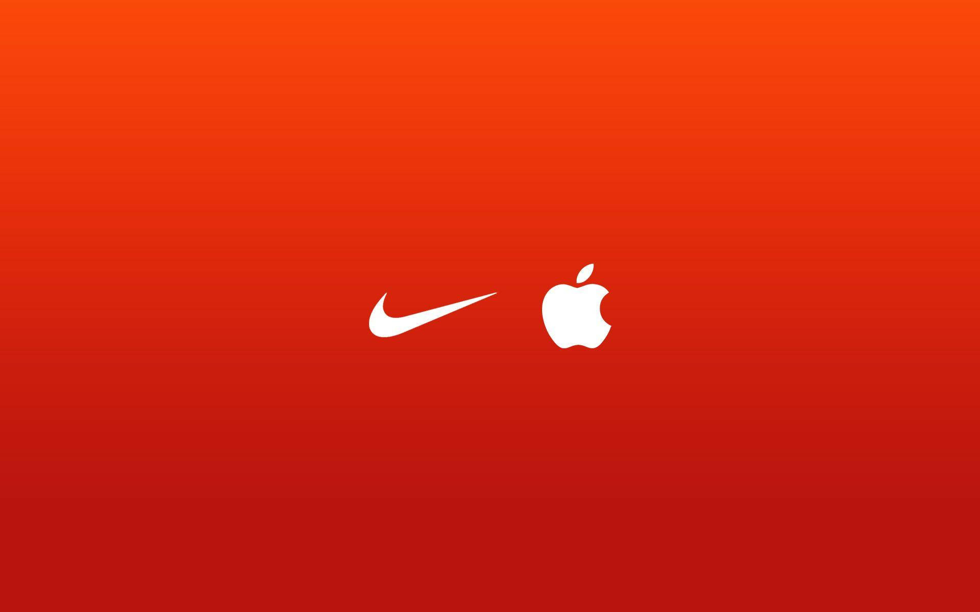 Logotipo Da Nike Para Iphone Da Apple Papel de Parede