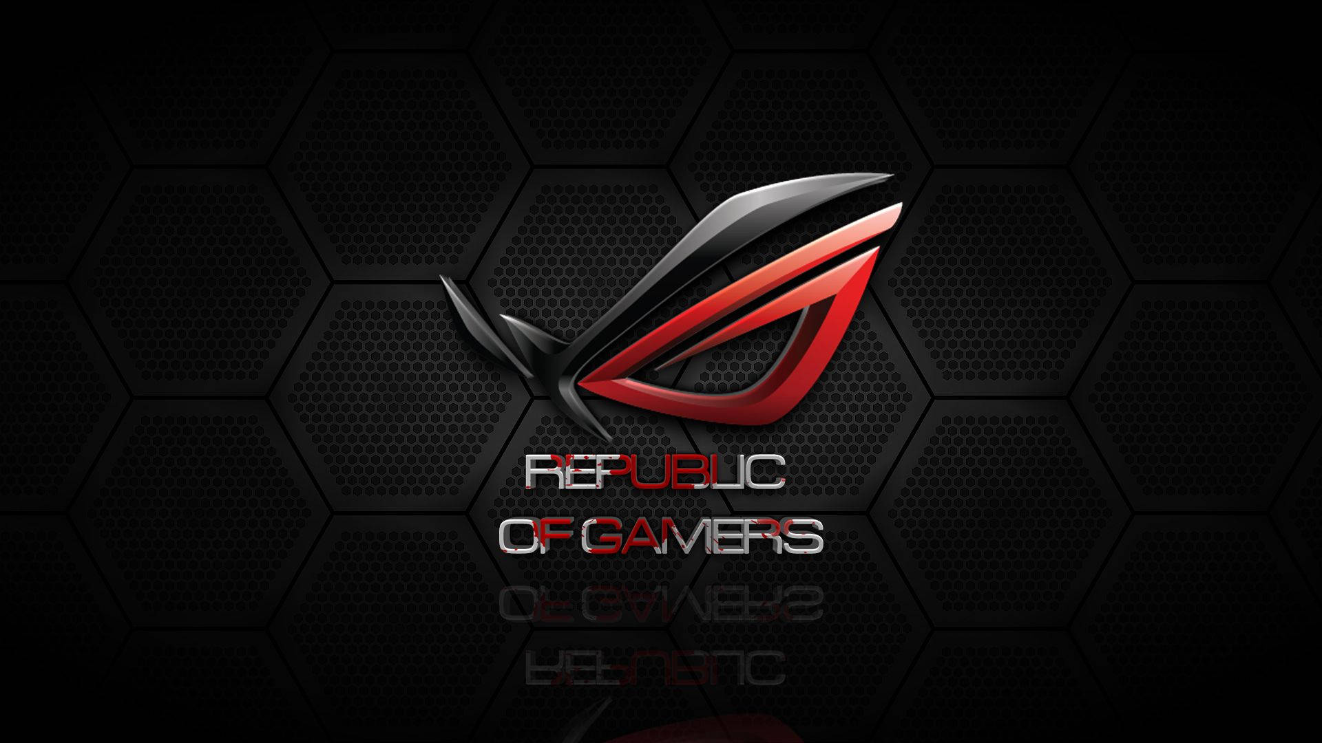 Baixe Pap Is De Parede Do Logotipo De Jogos Asus Rog K Em Honeycomb Wallpapers Com