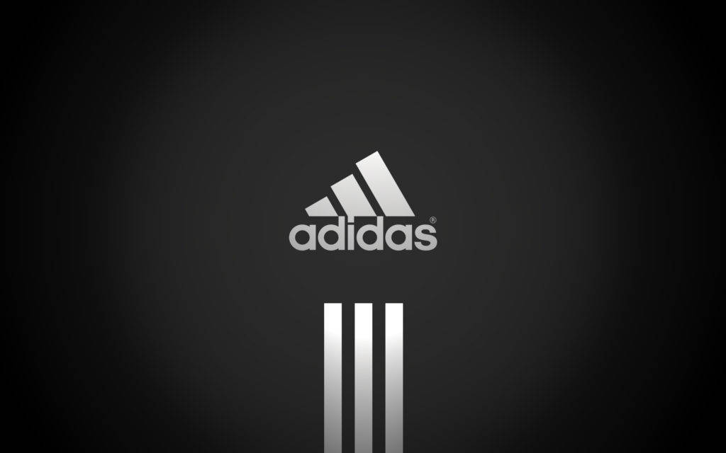 Logotipo Em Preto Adidas Iphone Papel de Parede