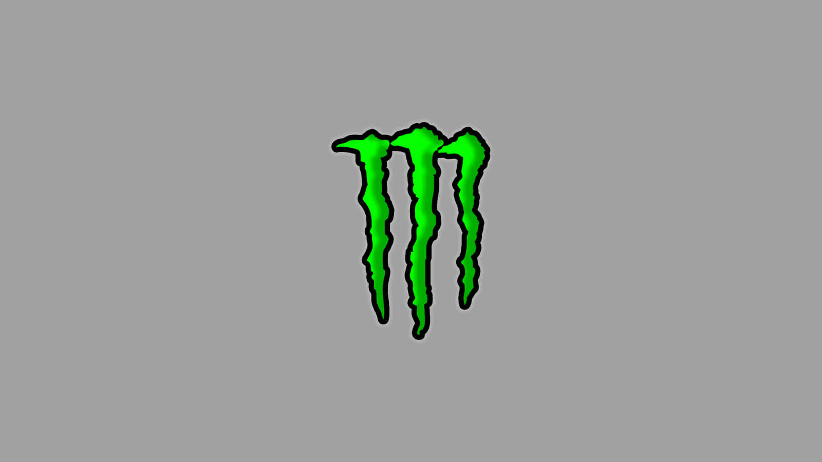 Logotipode Monster Energy Sobre Un Fondo Negro