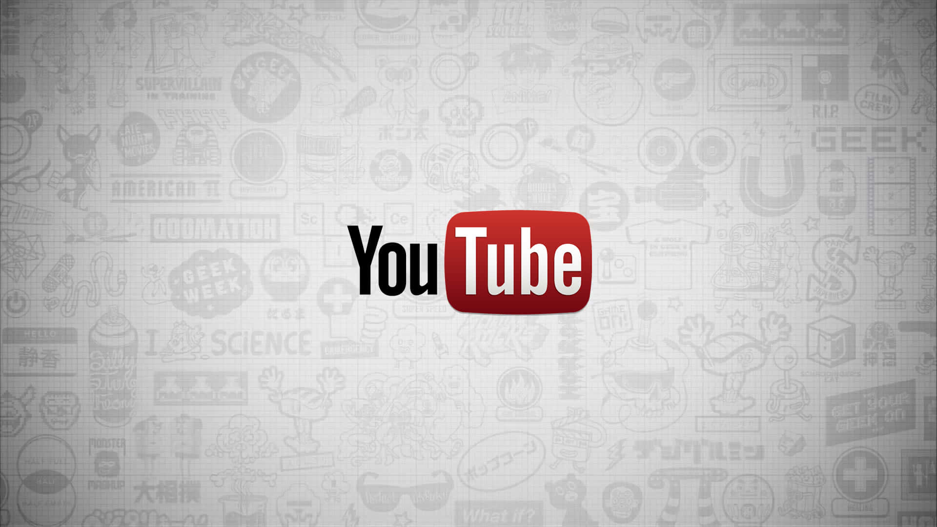 Logotipodinámico De Youtube En Un Fondo Llamativo