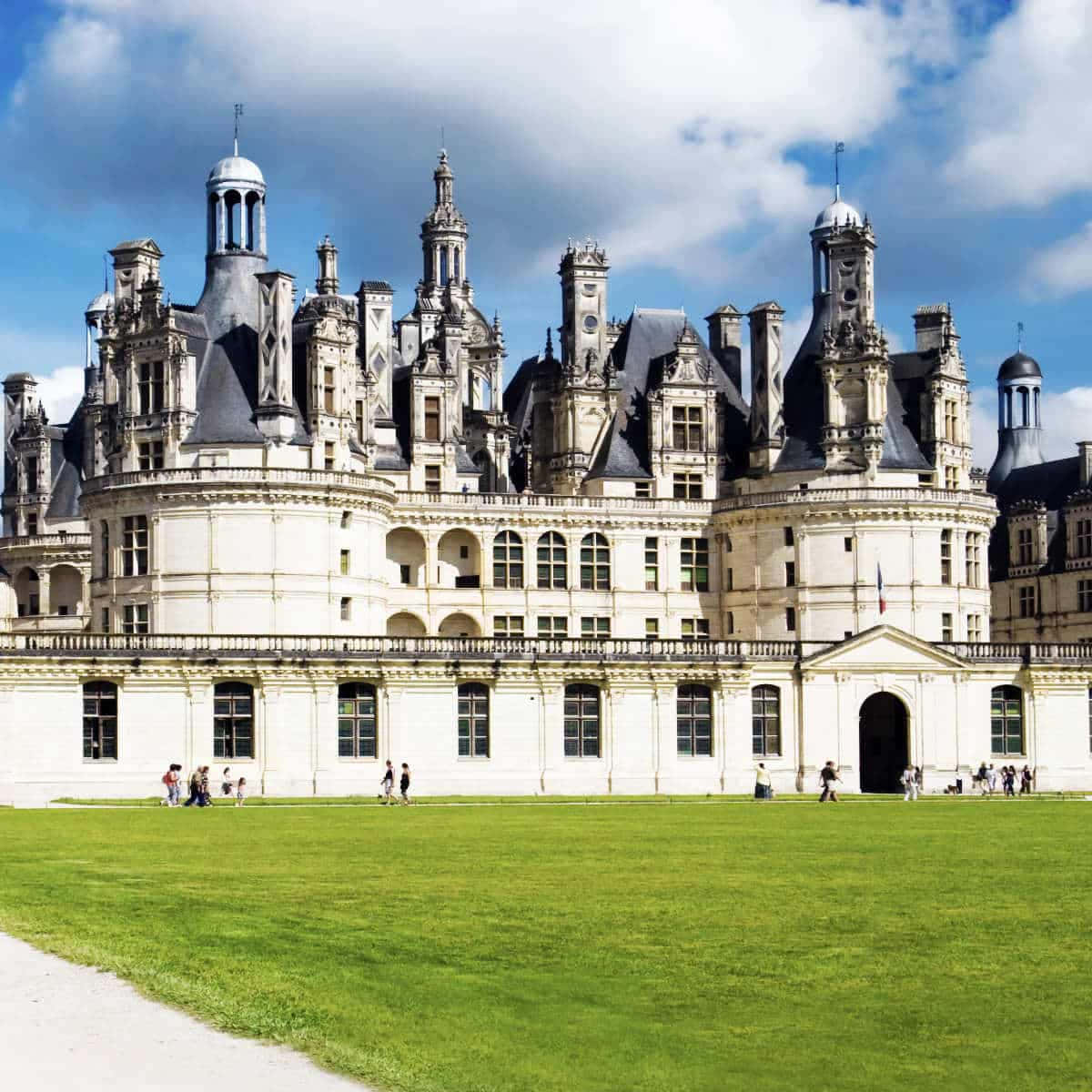 Loirefrancia Château De Chambord. Fondo de pantalla