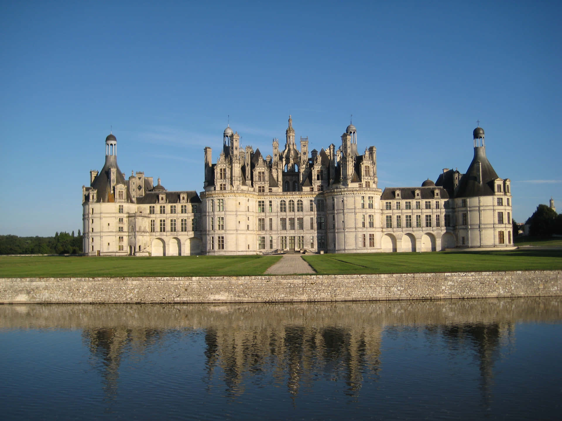Valledel Loira Francia Château De Chambord Fondo de pantalla