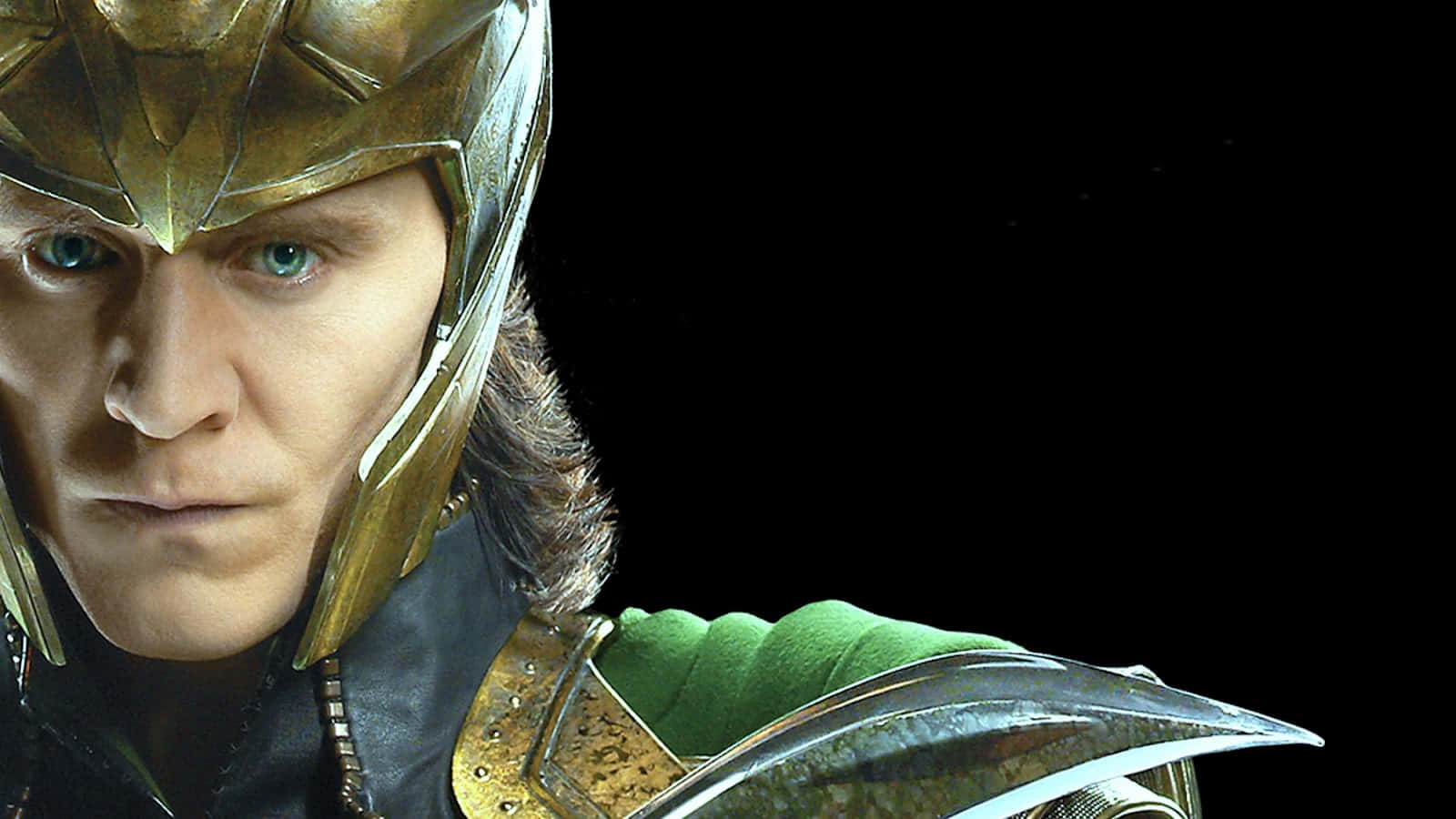 Mischievous Loki wielding his scepter