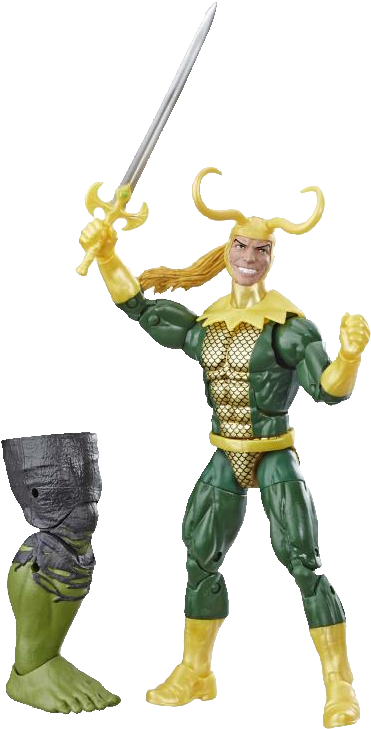Loki Action Figure Classic Costume PNG