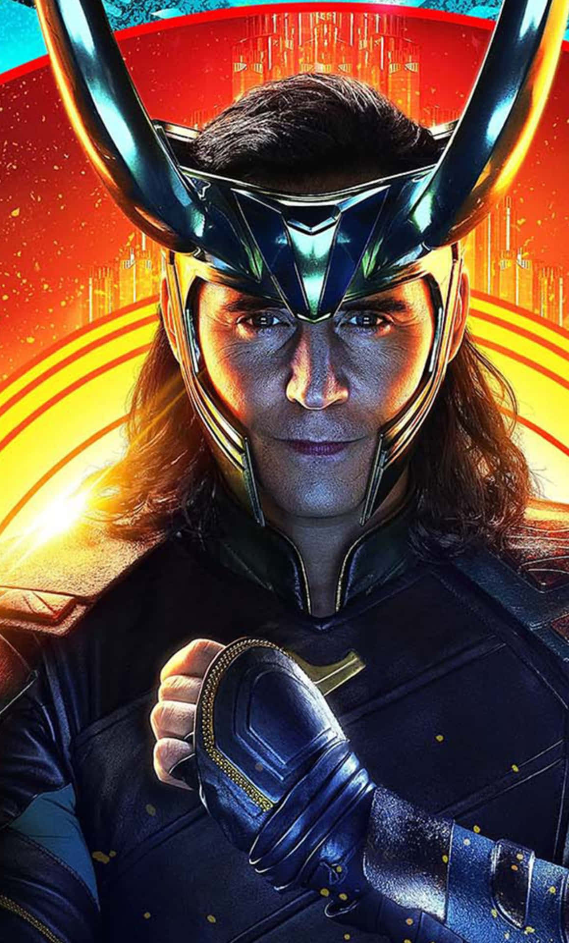 Get ready to take on the world with Loki iPhone Wallpaper