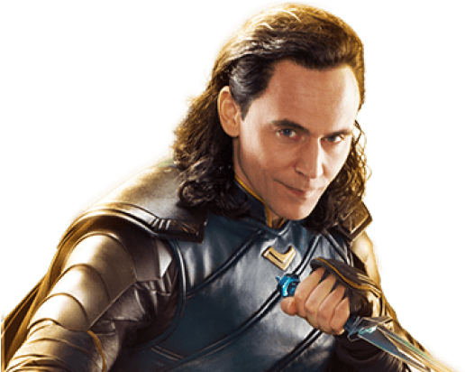 Lokiin Action Pose PNG