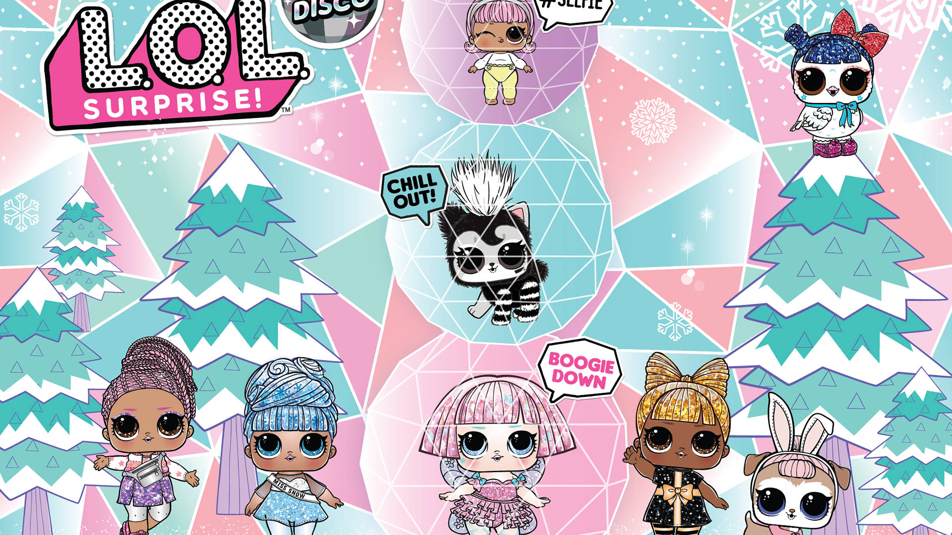 Dress up in style with the fashionable Lol Doll! Wallpaper