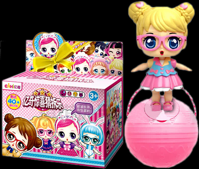 Lol Doll Packagingand Figure PNG