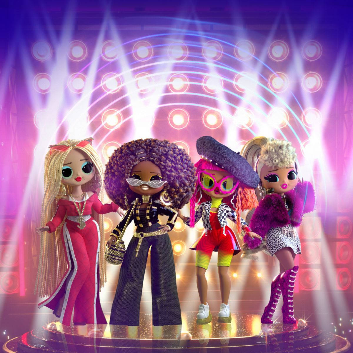 Download Fabulous LOL Dolls On Stage Wallpaper | Wallpapers.com