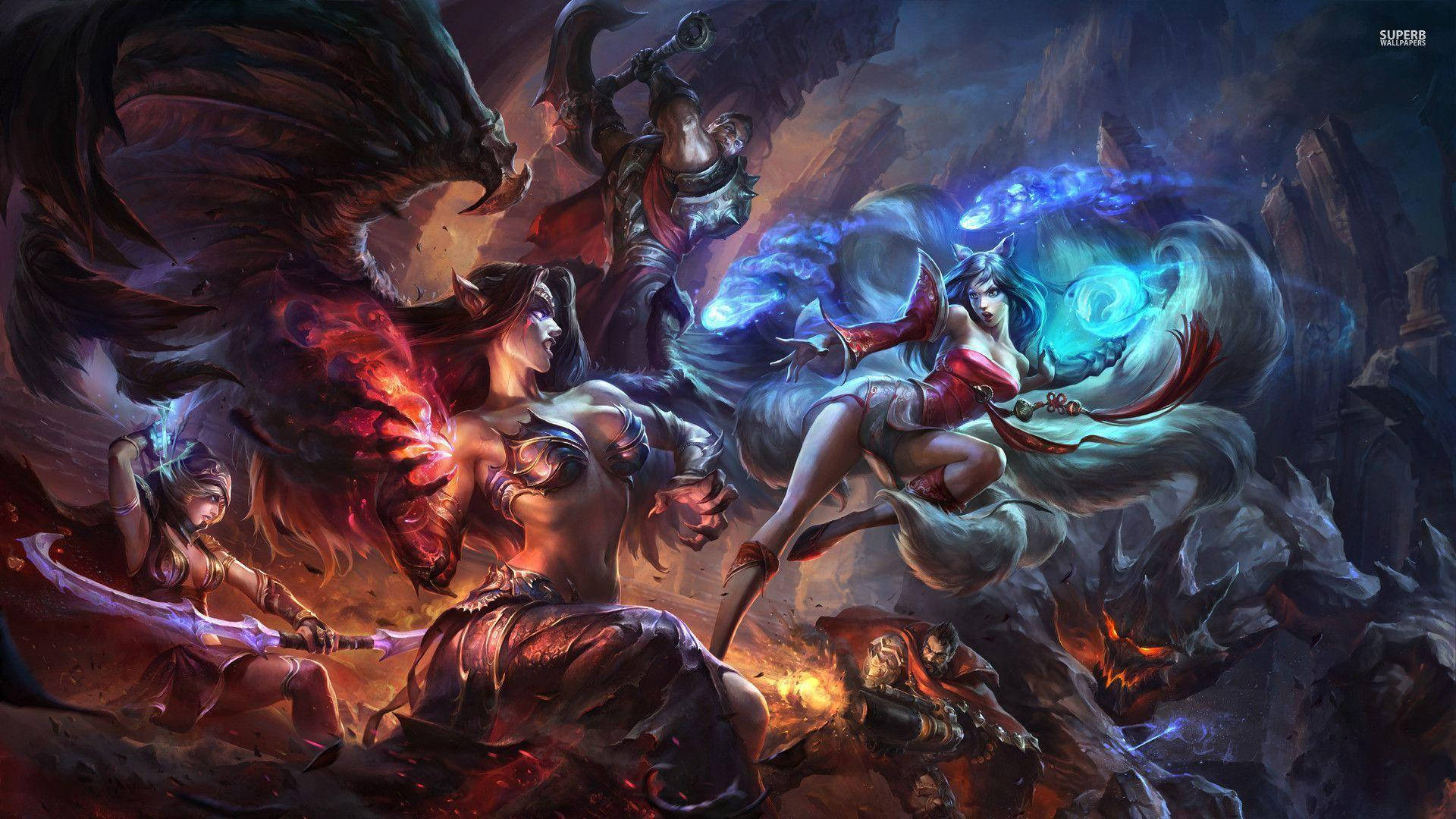 Be the King or Queen of League of Legends Wallpaper