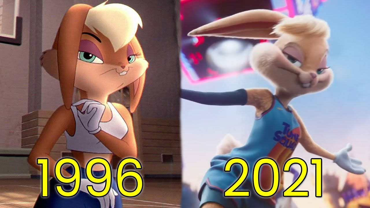 Comparaçãode Animação Da Lola Bunny. Papel de Parede