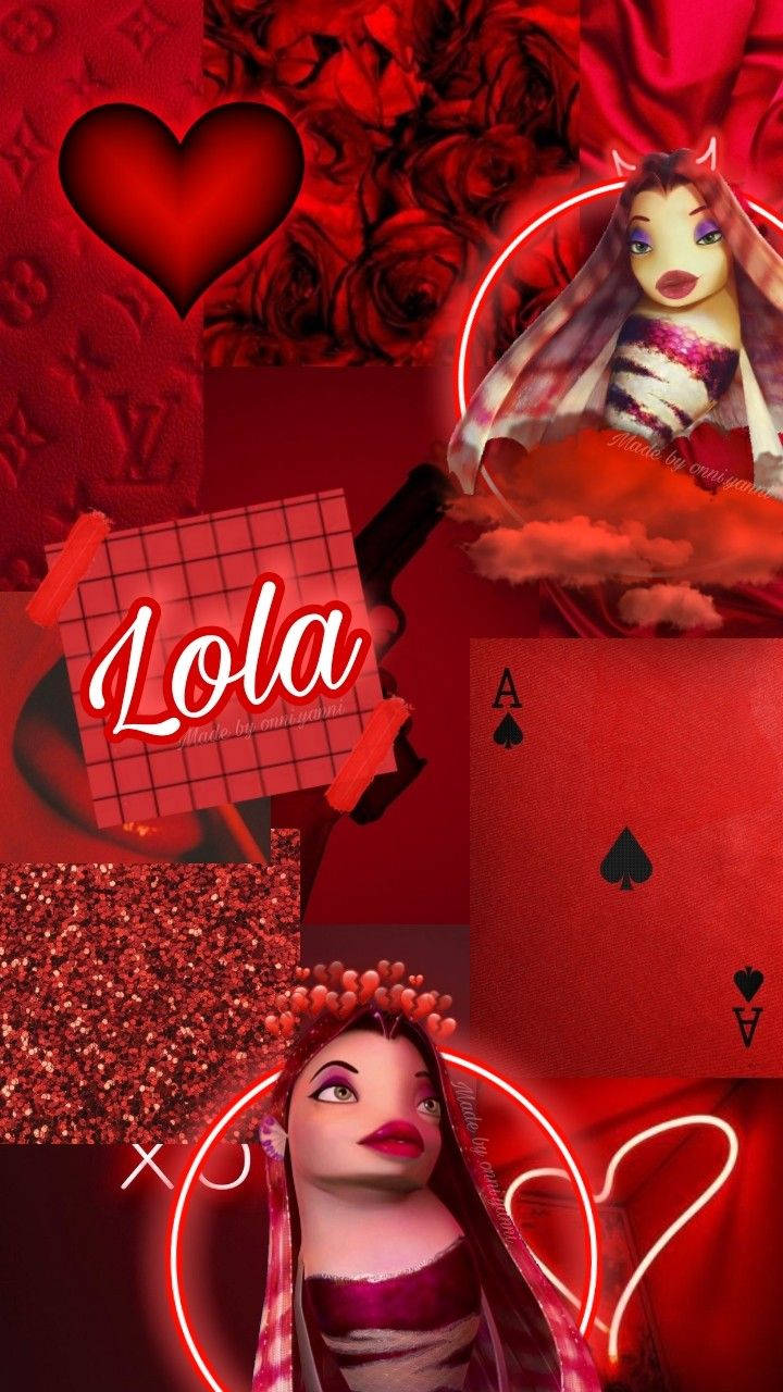 Lola Shark Tale Red Aesthetic Wallpaper