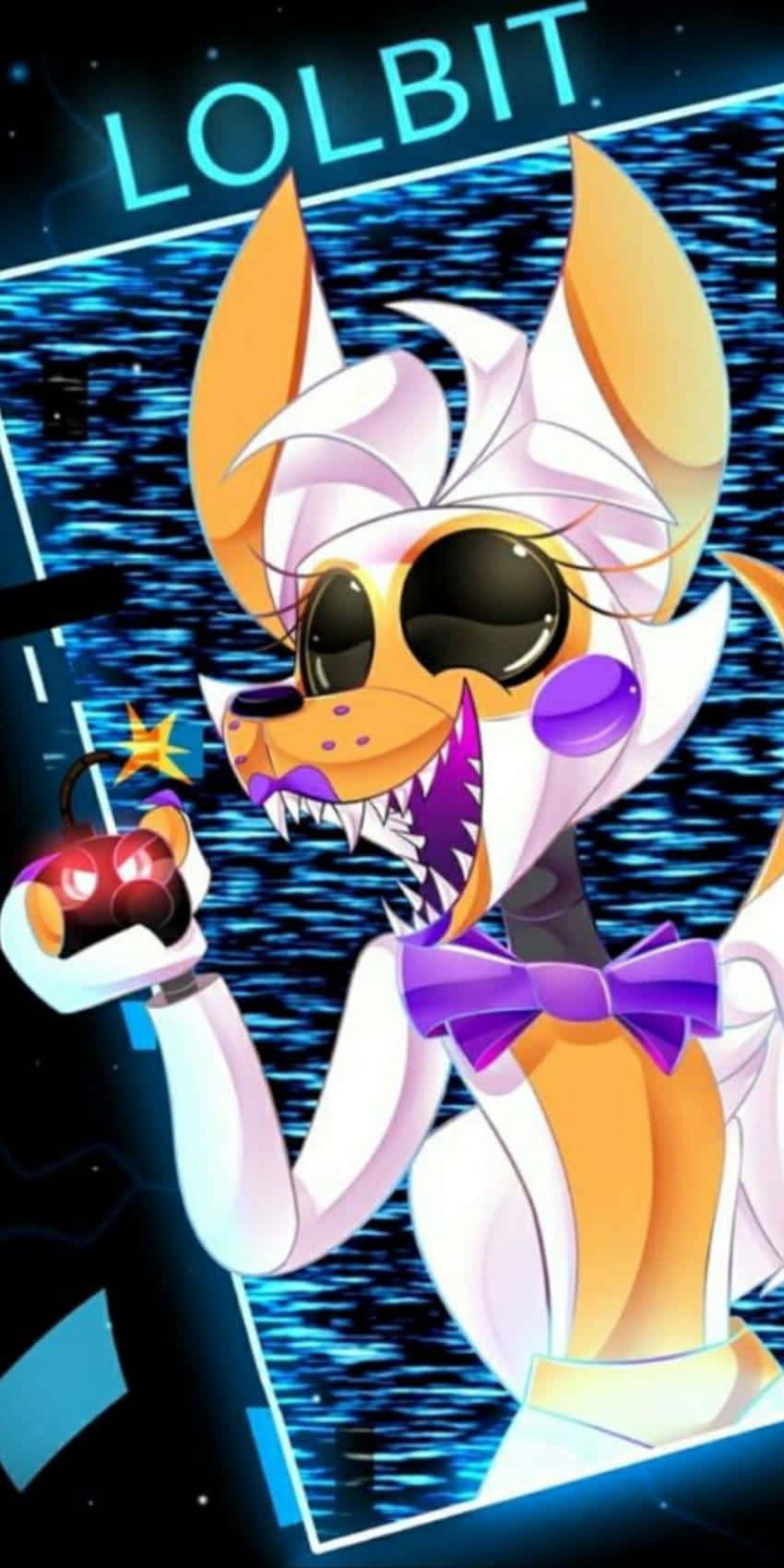 "Discover your true self with 'Lolbit'." Wallpaper