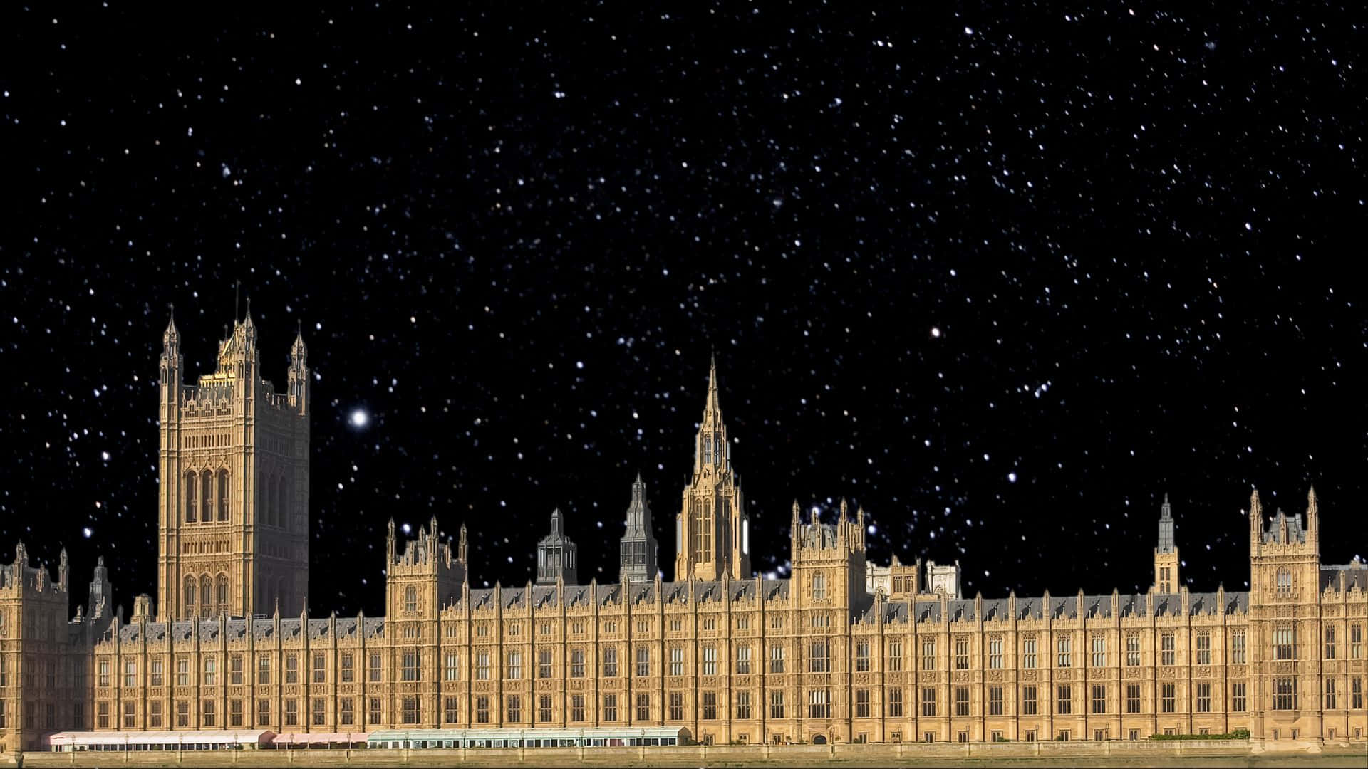 The spectacular nighttime lights of central London