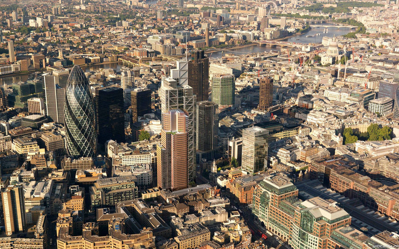 London City Aerial Shot Picture