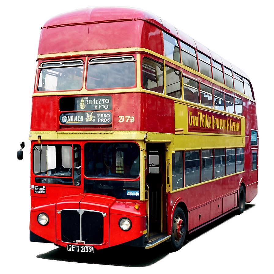 Download London Double Decker Bus Png 6