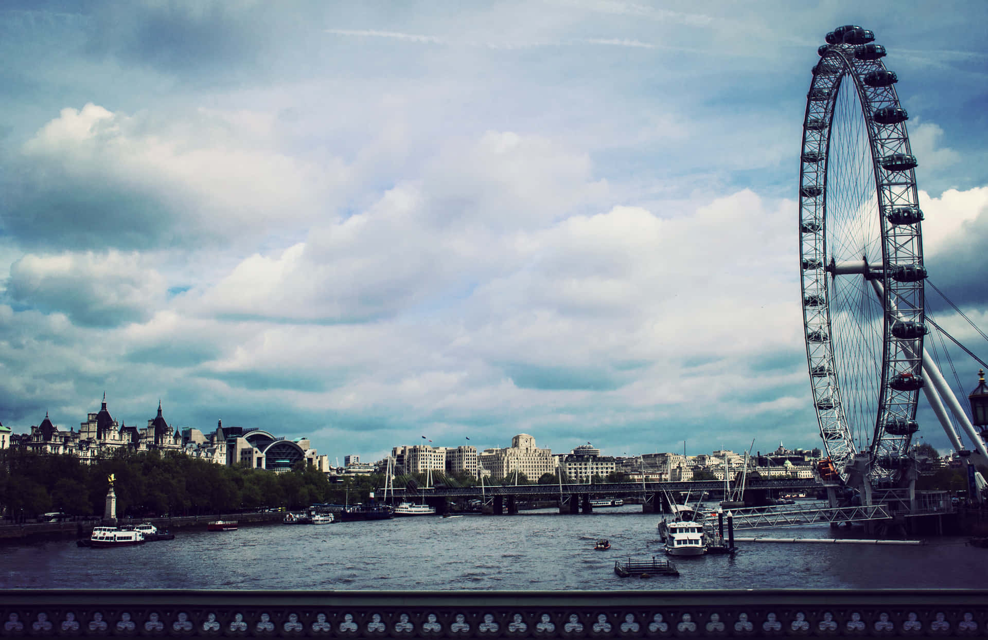 London Eye In United Kingdom Picture