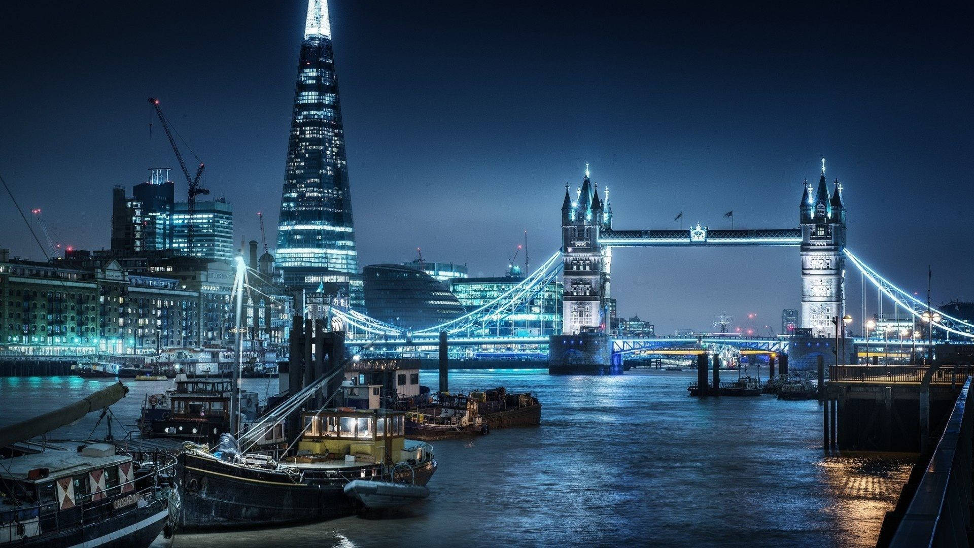 London Night River Hd Picture