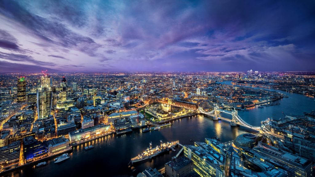 London Skyline 4k Desktop