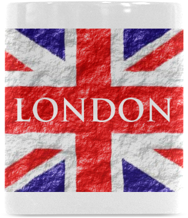 London Union Jack Textured Flag PNG