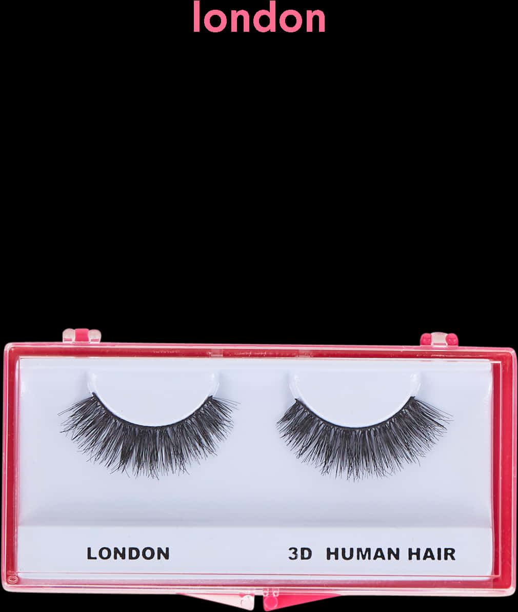 London3 D Human Hair Eyelashes PNG