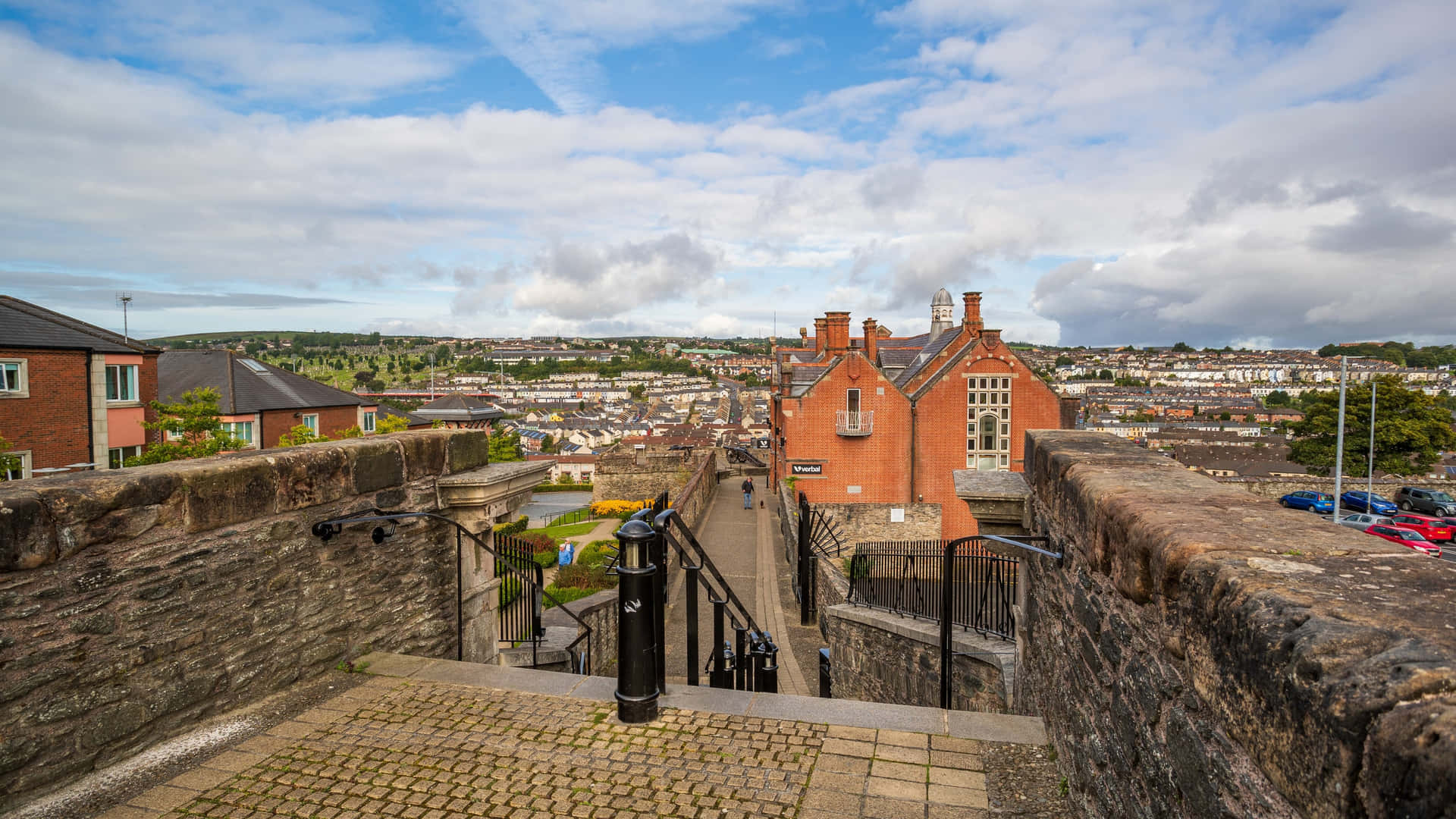 Londonderry Cityscape Viewpoint Wallpaper