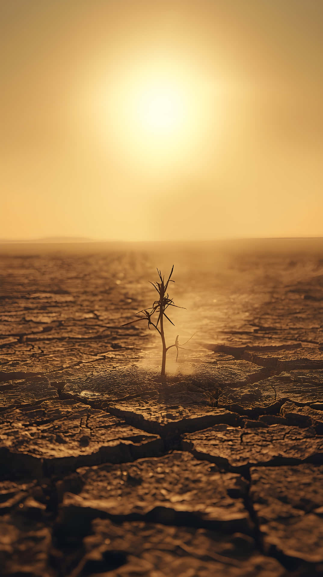 Lone Sprout Wallpaper