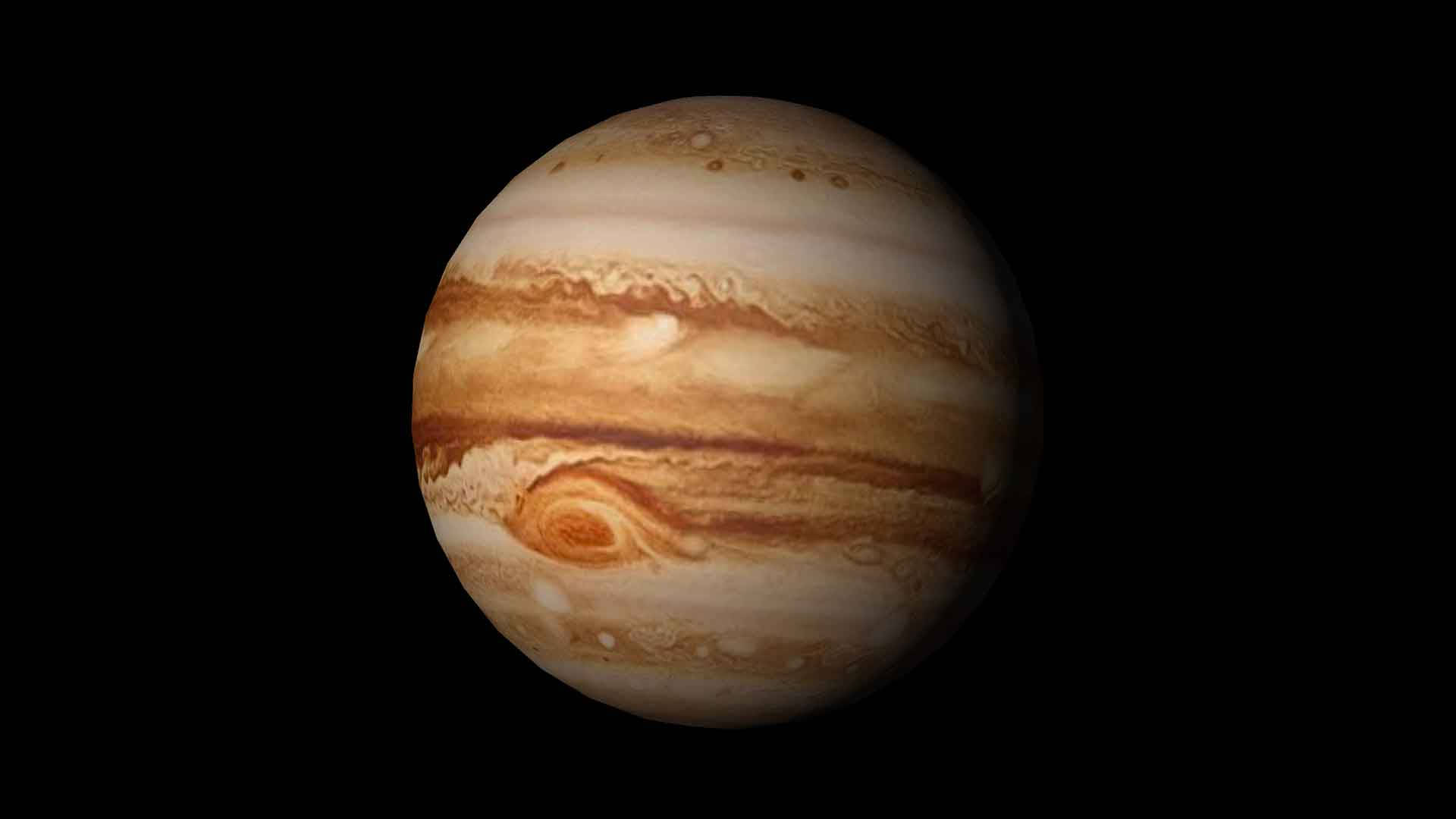 Lone View Of Jupiter Wallpaper