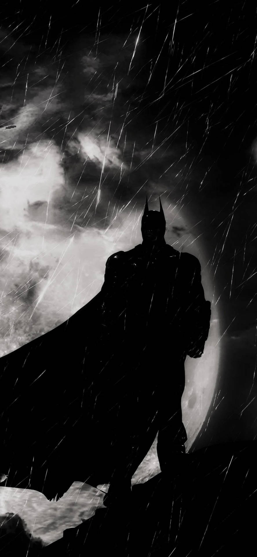 Lonely Batman Arkham City Iphone Wallpaper