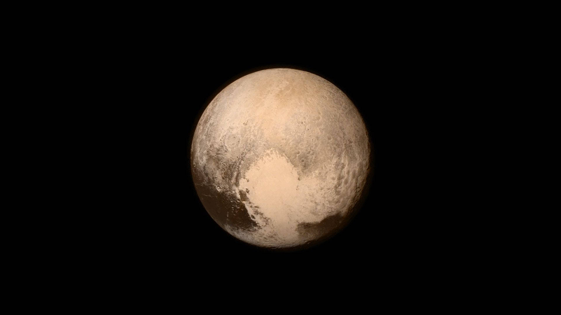 Ensamplanet Pluto. Wallpaper