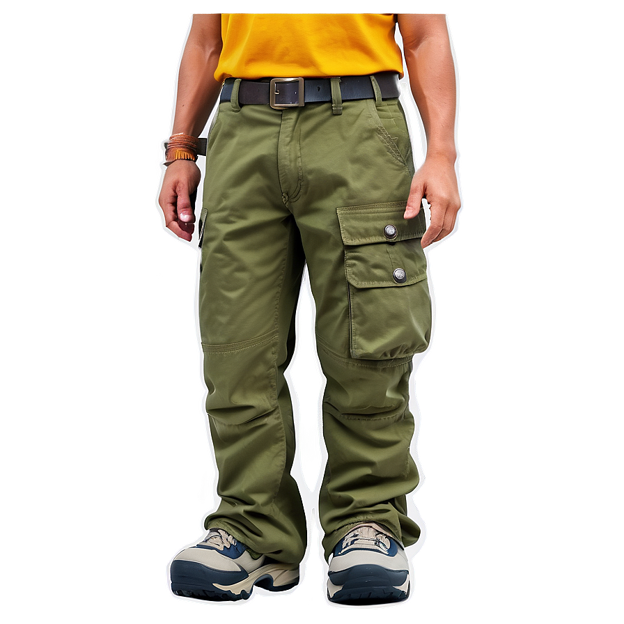 Long Cargo Pants Png Wso PNG