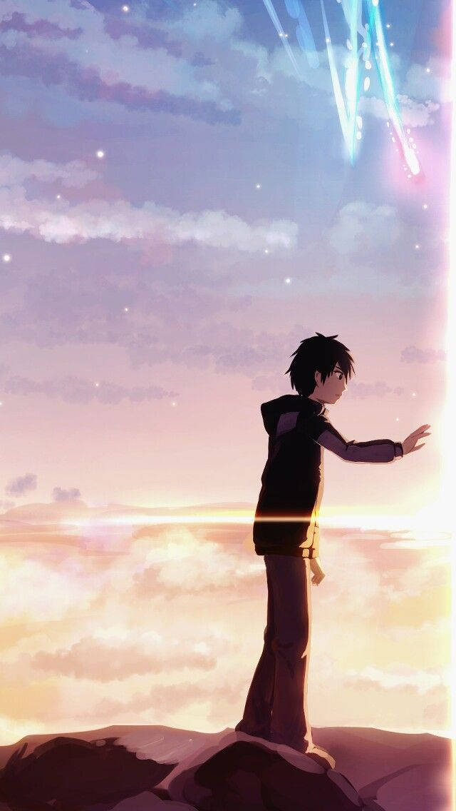 Long Distance Relationship Anime Boy Wallpaper