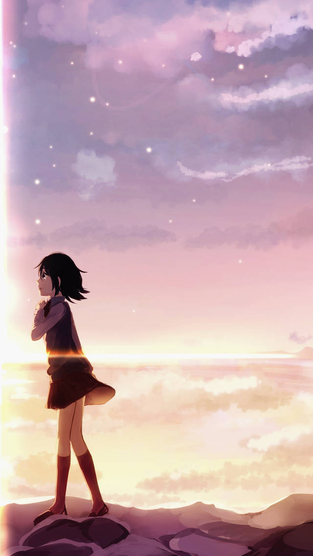 Long Distance Relationship Anime Girl Wallpaper