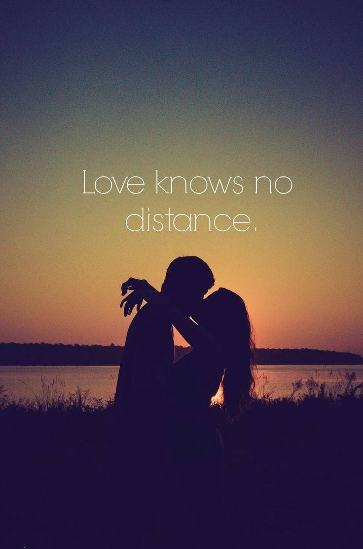 Long Distance Relationship Silhouette Background