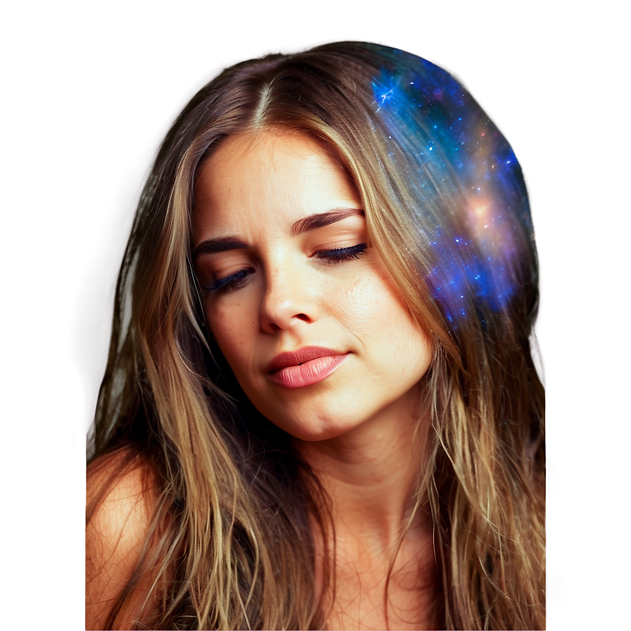 Long Hair Night Sky Png Ygb PNG