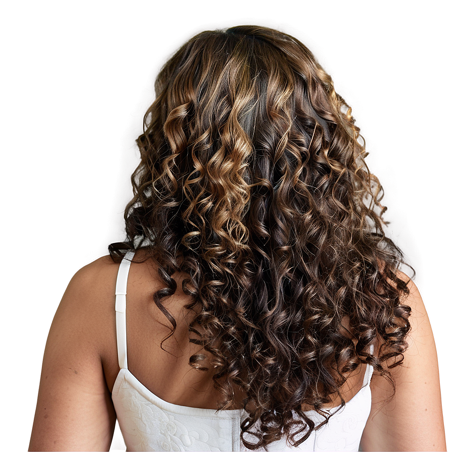 Long Hair Perm Elegance Png Rsq PNG